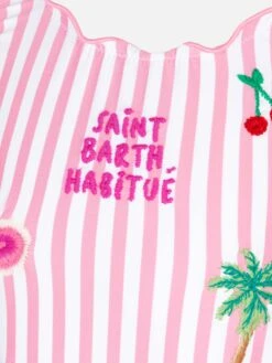 MC2 Saint Barth Clio One-piece Swimsuit With Pink Striped Print 7 MC2 Saint Barth Clio One-piece Swimsuit With Pink Striped Print -MC2 Saint Barth Store UID CLIO00104202H GIRL ONEPIECE PINK 03