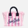 MC2 Saint Barth Colette Sponge Pink Striped Terry Handbag -MC2 Saint Barth Store UID COL000501507H ACCESSORY BAG PINK STRIPES MC2 20250626080012 1