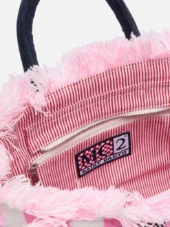 MC2 Saint Barth Colette Sponge Pink Striped Terry Handbag 11 MC2 Saint Barth Colette Sponge Pink Striped Terry Handbag -MC2 Saint Barth Store UID COL000501507H ACCESSORY BAG PINK STRIPES MC2 20250626080012 4