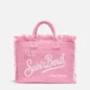 MC2 Saint Barth Colette Linen Pink Handbag -MC2 Saint Barth Store UID COL001801332H ACCESSORY BAG PINK 1