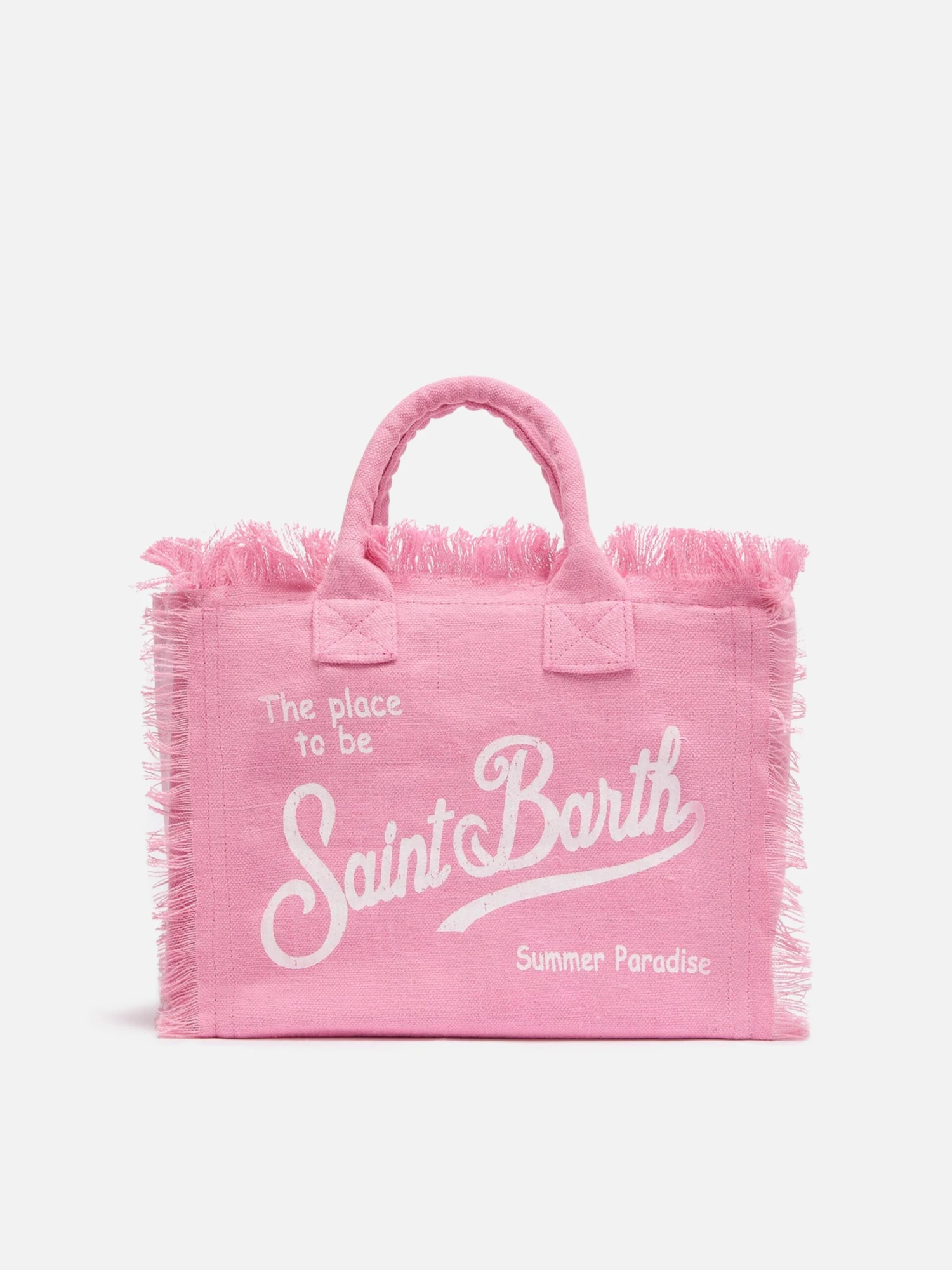 MC2 Saint Barth Colette Linen Pink Handbag 3 MC2 Saint Barth Colette Linen Pink Handbag