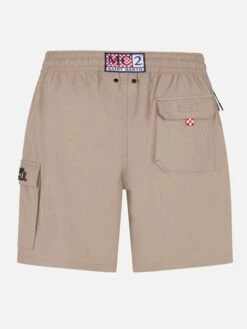 Alternative view of MC2 Saint Barth Beige Classic Stretch Comfort Travel Swim Shorts