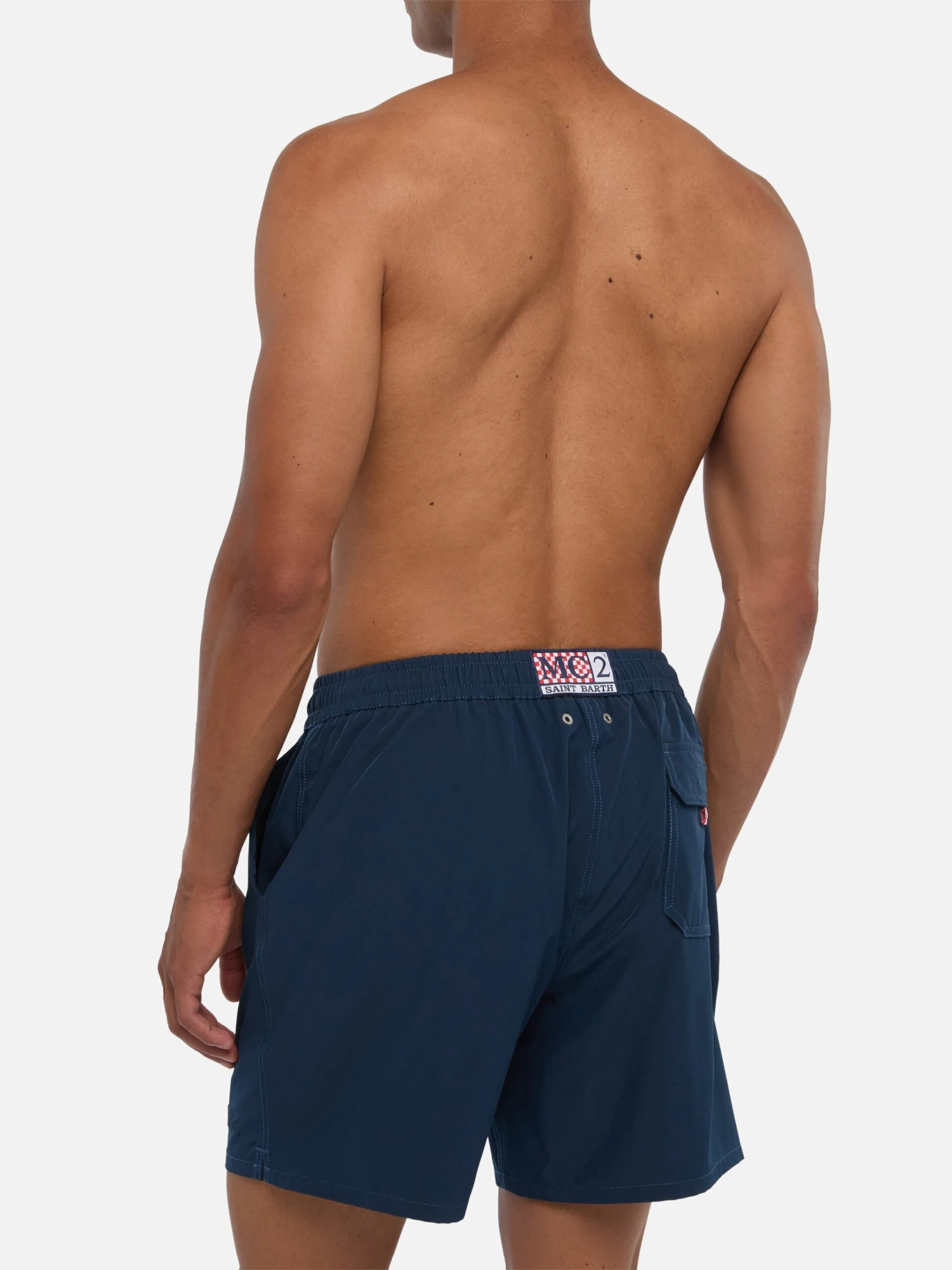 MC2 Saint Barth Navy Blue Comfort Swim Shortswith St. Barth Embroidery 6 MC2 Saint Barth Navy Blue Comfort Swim Shortswith St. Barth Embroidery - Image 5