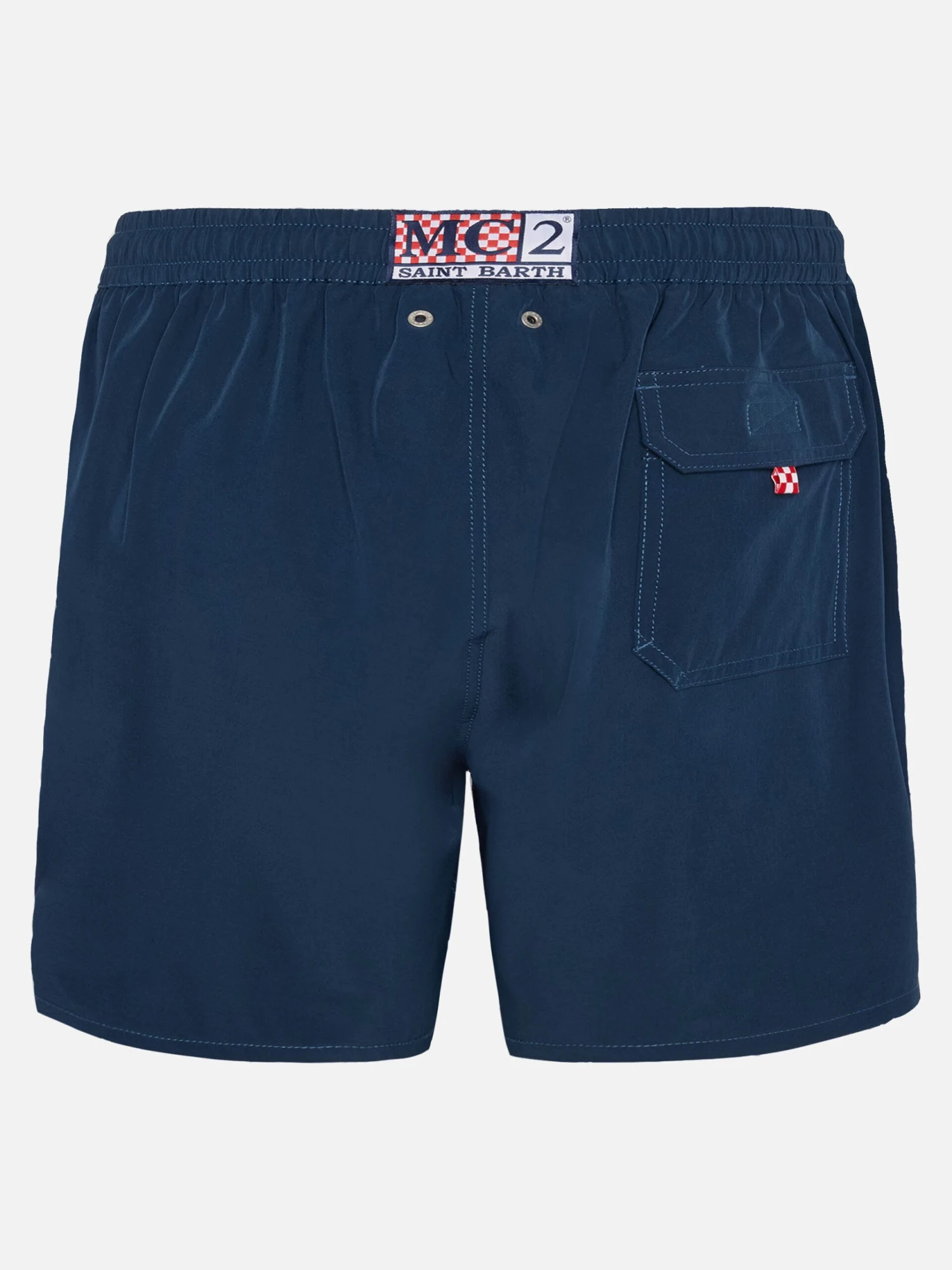 MC2 Saint Barth Navy Blue Comfort Swim Shortswith St. Barth Embroidery 3 MC2 Saint Barth Navy Blue Comfort Swim Shortswith St. Barth Embroidery - Image 2