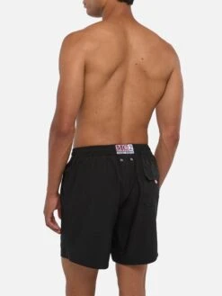 MC2 Saint Barth Black Comfort Swim Shortswith St. Barth Embroidery 12 MC2 Saint Barth Black Comfort Swim Shortswith St. Barth Embroidery -MC2 Saint Barth Store UID COM000701572H MAN SWIMSHORT BLACK PLAIN.COLOR MC2 3