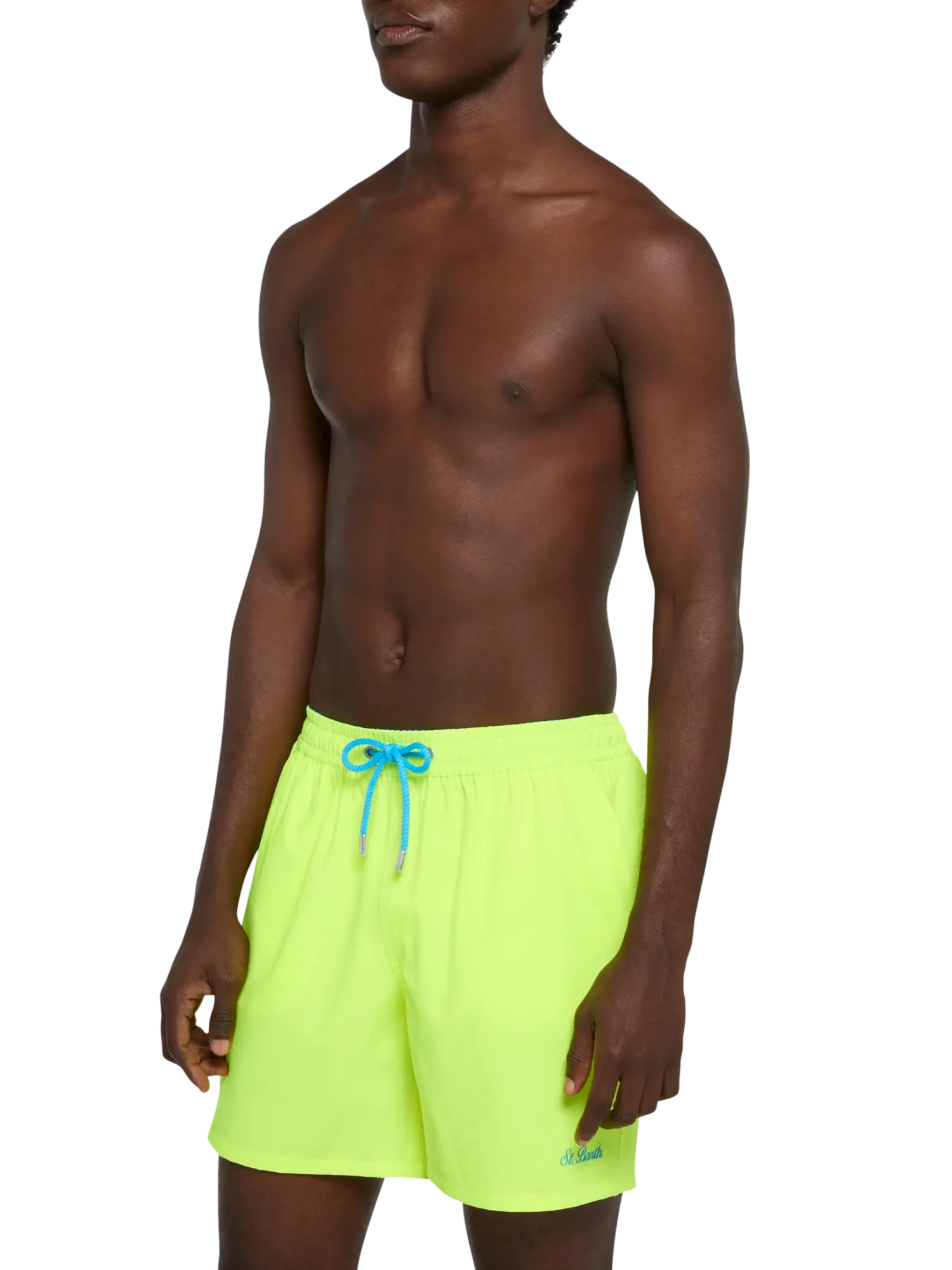 MC2 Saint Barth Fluo Yellow Comfort Swim Shortswith St. Barth Embroidery 5 MC2 Saint Barth Fluo Yellow Comfort Swim Shortswith St. Barth Embroidery - Image 3