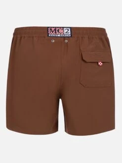Alternative view of MC2 Saint Barth Brown Classic Stretch Comfort Swim Shorts
