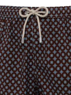 Alternative view of MC2 Saint Barth Comfort Light Swim Shorts With Tie Print