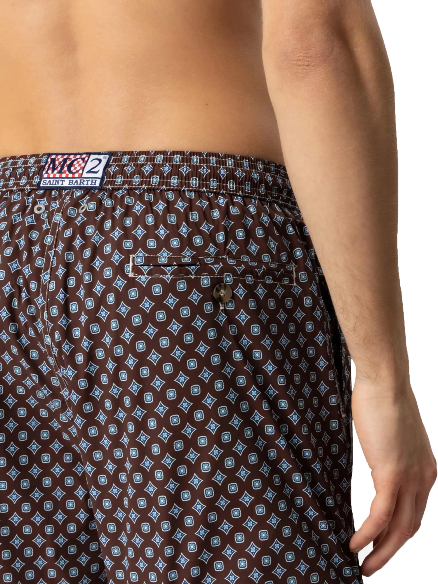 MC2 Saint Barth Comfort Light Swim Shorts With Tie Print 10 MC2 Saint Barth Comfort Light Swim Shorts With Tie Print - Image 8