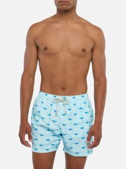 MC2 Saint Barth Comfort Light Swim Shorts With Fin Shark Print 10 MC2 Saint Barth Comfort Light Swim Shorts With Fin Shark Print -MC2 Saint Barth Store UID COM000901150H MAN SWIMSHORT BLUE MARINELIFE MC2 20250704170012 1