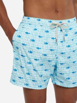 MC2 Saint Barth Comfort Light Swim Shorts With Fin Shark Print 11 MC2 Saint Barth Comfort Light Swim Shorts With Fin Shark Print -MC2 Saint Barth Store UID COM000901150H MAN SWIMSHORT BLUE MARINELIFE MC2 20250704173518 2