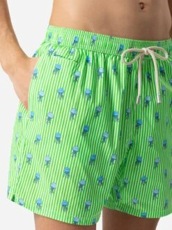 MC2 Saint Barth Comfort Light Swim Shorts With Jelly Fish Print 16 MC2 Saint Barth Comfort Light Swim Shorts With Jelly Fish Print -MC2 Saint Barth Store UID COM000901263H MAN SWIMSHORT GREEN 20250301140000 07