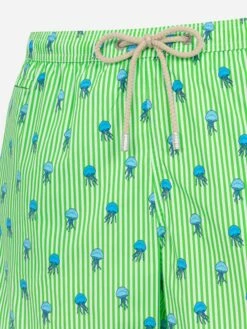 Alternative view of MC2 Saint Barth Comfort Light Swim Shorts With Jelly Fish Print