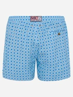 Alternative view of MC2 Saint Barth Comfort Light Swim Shorts With Micro Tie Print