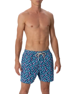 MC2 Saint Barth Comfort Light Classic Stretch Swim Shorts With Jellyfishes Print 9 MC2 Saint Barth Comfort Light Classic Stretch Swim Shorts With Jellyfishes Print -MC2 Saint Barth Store UID COM000903391F MAN SWIMSHORT BLUE 1
