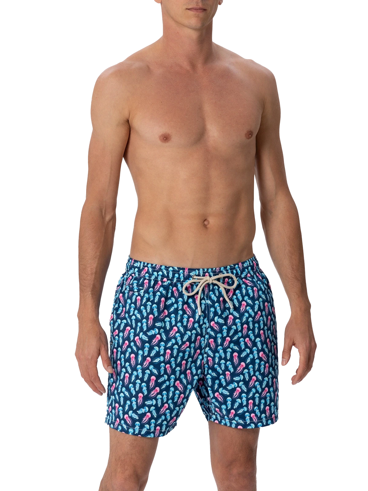 MC2 Saint Barth Comfort Light Classic Stretch Swim Shorts With Jellyfishes Print 5 MC2 Saint Barth Comfort Light Classic Stretch Swim Shorts With Jellyfishes Print - Image 3