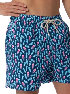 MC2 Saint Barth Comfort Light Classic Stretch Swim Shorts With Jellyfishes Print 10 MC2 Saint Barth Comfort Light Classic Stretch Swim Shorts With Jellyfishes Print -MC2 Saint Barth Store UID COM000903391F MAN SWIMSHORT BLUE 3