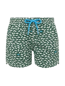 MC2 Saint Barth Comfort Light Swim Shorts With Shark Print