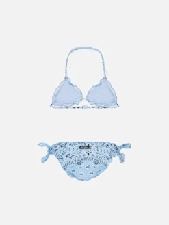 Alternative view of MC2 Saint Barth Cris Classic Triangle Bikini With Bandanna Print
