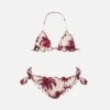 MC2 Saint Barth Cris Classic Triangle Bikini With Toile De Jouy Print | AI CO-CREATED DESIGN BY RICKDICK - POWERED BY RED-EYE -MC2 Saint Barth Store UID CRIS00102735H GIRL BIKINI WHITE AIBYRICKDICK 20250226181708 01