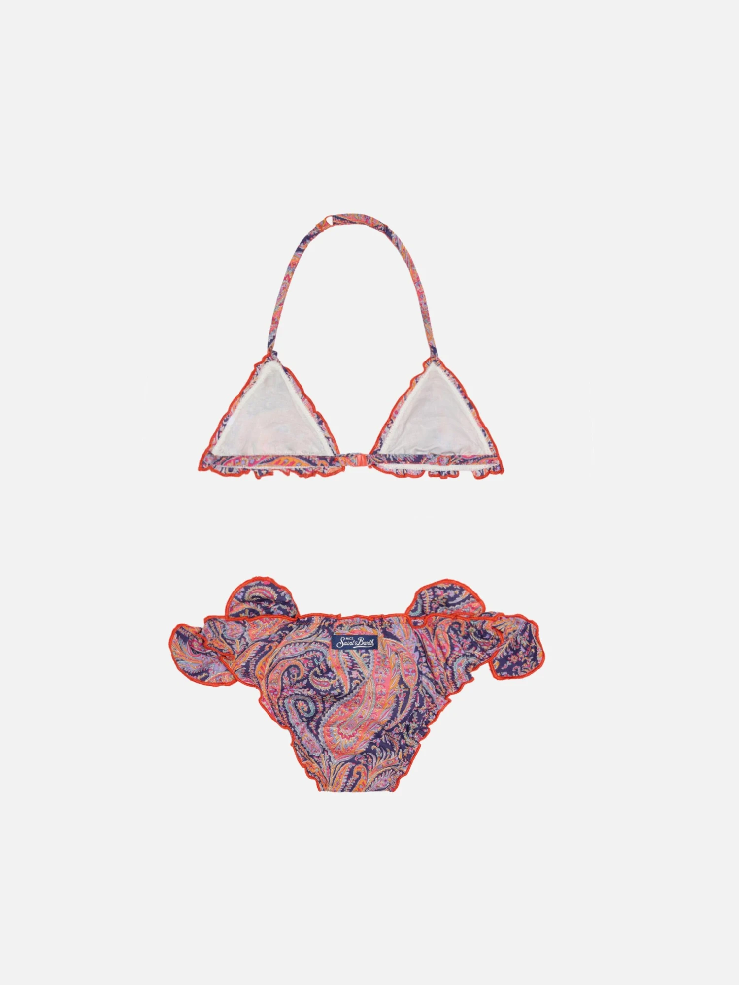 MC2 Saint Barth Girl Triangle Bikini With Liberty Print | Made With Liberty Fabric 4 MC2 Saint Barth Girl Triangle Bikini With Liberty Print | Made With Liberty Fabric - Image 2