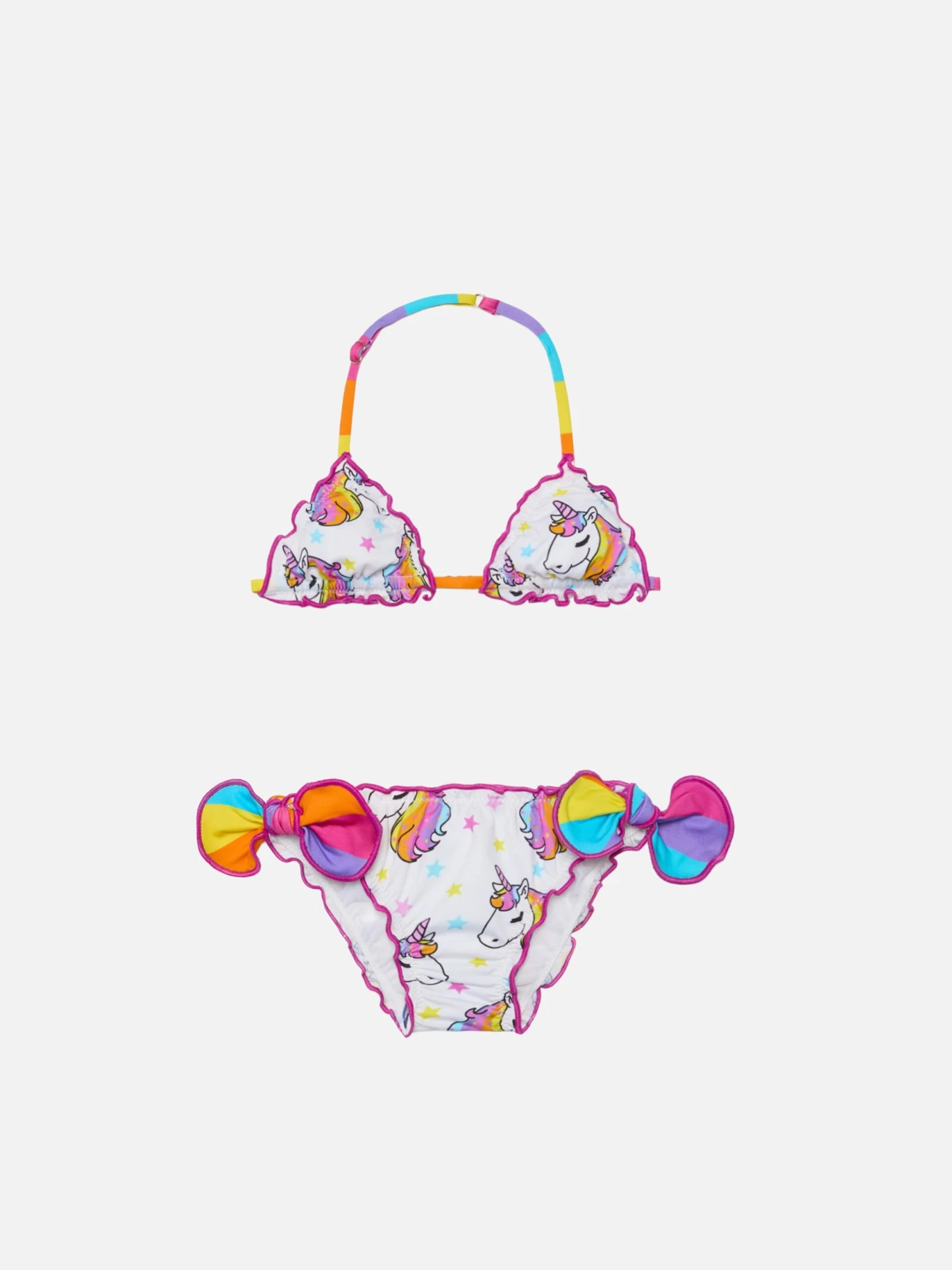 MC2 Saint Barth Cris Classic Triangle Bikini With Unicorn Print 3 MC2 Saint Barth Cris Classic Triangle Bikini With Unicorn Print