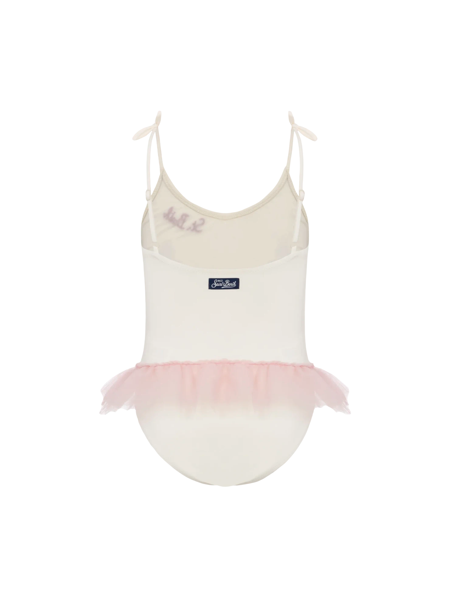 MC2 Saint Barth Dancer One-piece Swimsuit With Tulle Ruffle And Glittered Bows 4 MC2 Saint Barth Dancer One-piece Swimsuit With Tulle Ruffle And Glittered Bows - Image 2
