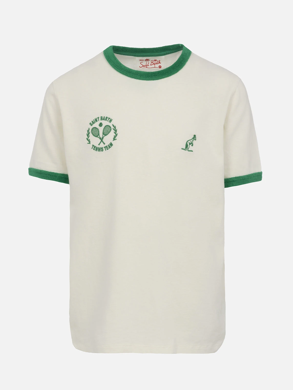 MC2 Saint Barth Boy White Cotton T-shirt Dean Jr With Australian Embroidery | AUSTRALIAN BRAND SPECIAL EDITION 3 MC2 Saint Barth Boy White Cotton T-shirt Dean Jr With Australian Embroidery | AUSTRALIAN BRAND SPECIAL EDITION