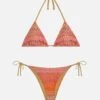 MC2 Saint Barth Raschel Knit Classic Bikini Seline Elea With Wave Pattern 2 MC2 Saint Barth Raschel Knit Classic Bikini Seline Elea With Wave Pattern -MC2 Saint Barth Store UID ELEA001X0039 WOMAN BOTTOMBIKINI ORANGEMC2MC2 MC2 4 7
