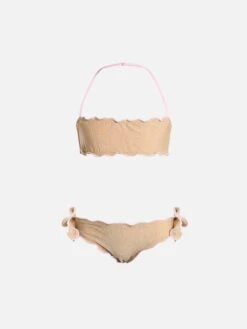 MC2 Saint Barth Girl Lurex Classic Bandeau Bikini Emy