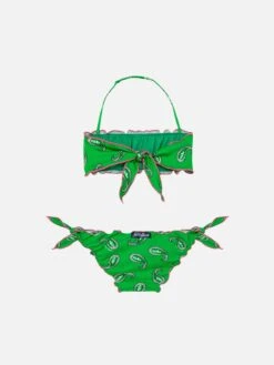 Alternative view of MC2 Saint Barth Girl Bandeau Bikini With Paisley Print