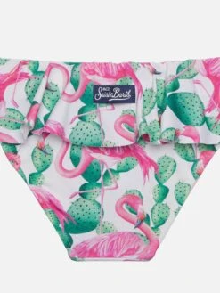 MC2 Saint Barth Swim Briefs Fanny With Flamingo Print -MC2 Saint Barth Store UID FAN0001FLTW01 GIRL BOTTOM MC2 MC2 MC2 3