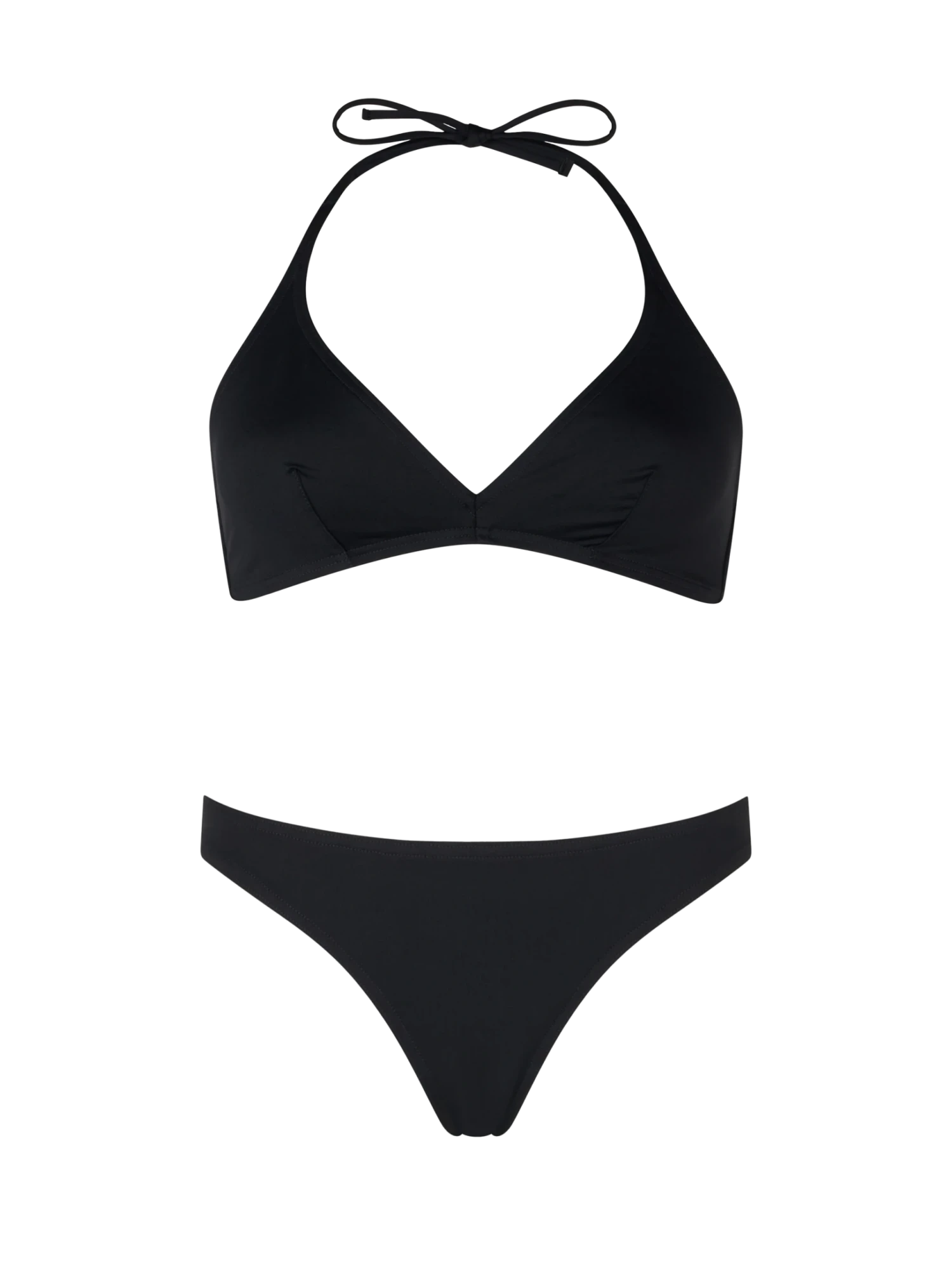 MC2 Saint Barth Maia High-waist Black Swim Briefs - Gaia Black Triangle Bralette Top 3 MC2 Saint Barth Maia High-waist Black Swim Briefs - Gaia Black Triangle Bralette Top