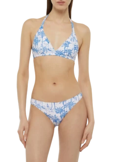 Alternative view of MC2 Saint Barth Bralette Bikini Gaia Maia With Toile De Jouy Print