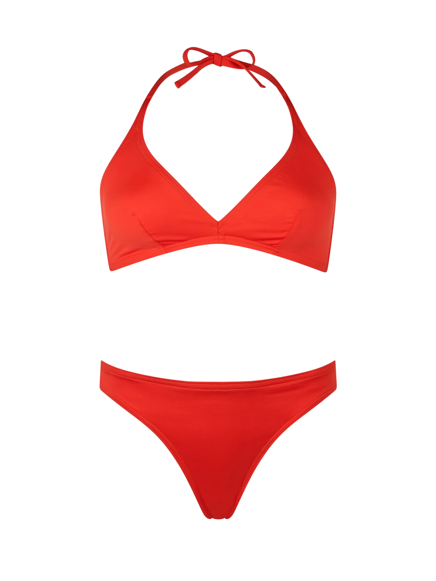 MC2 Saint Barth Woman Orange Triangle Bralette Bikini Gaia Maia 3 MC2 Saint Barth Woman Orange Triangle Bralette Bikini Gaia Maia