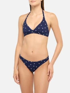 Alternative view of MC2 Saint Barth Fixed Triangle Bikini Gaia Maia With High-waist Swim Briefs And Polka Dots Print