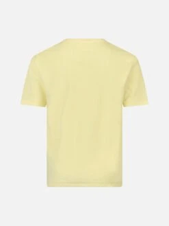 Alternative view of MC2 Saint Barth Boy Pale Yellow Terry T-shirt Gary With St. Barth Embroidery