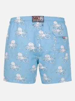 Alternative view of MC2 Saint Barth Man Mid-length Gustavia Swim-shorts With Octopus Print