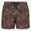 MC2 Saint Barth Man Mid-length Gustavia Swim-shorts With Animalier Print 2 MC2 Saint Barth Man Mid-length Gustavia Swim-shorts With Animalier Print -MC2 Saint Barth Store UID GUS000101359H MAN SWIMSHORT BROWN 1