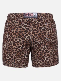 Alternative view of MC2 Saint Barth Man Mid-length Gustavia Swim-shorts With Animalier Print