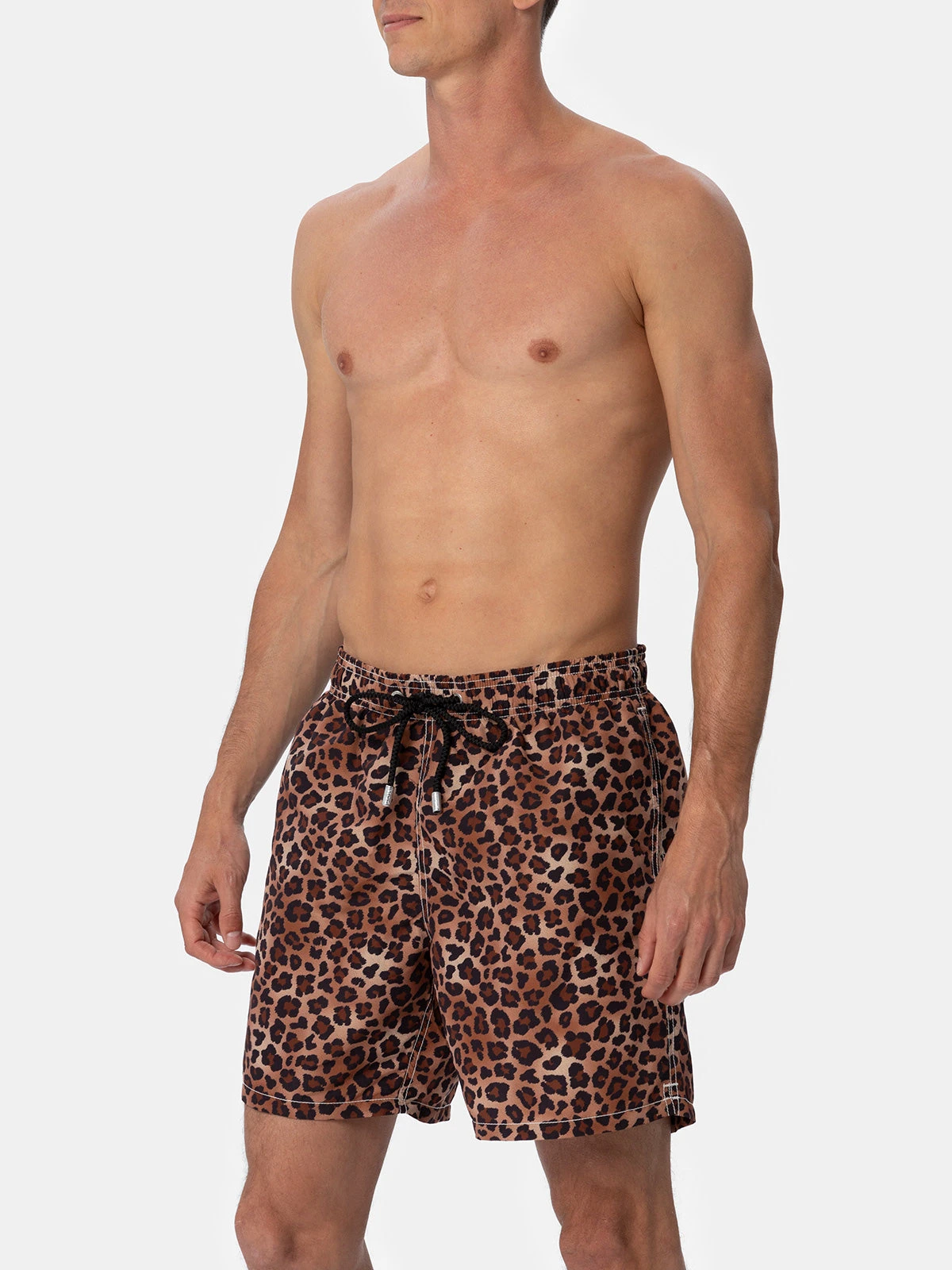 MC2 Saint Barth Man Mid-length Gustavia Swim-shorts With Animalier Print 5 MC2 Saint Barth Man Mid-length Gustavia Swim-shorts With Animalier Print - Image 3
