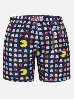 Alternative view of MC2 Saint Barth Mid-length Gustavia Swim-shorts With Pac-Man Print |PAC-MAN SPECIAL EDITION