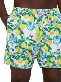 MC2 Saint Barth Mid-length Gustavia Swim-shorts With Gin And Lemons Print 11 MC2 Saint Barth Mid-length Gustavia Swim-shorts With Gin And Lemons Print -MC2 Saint Barth Store UID GUS000105500H MAN SWIMSHORT WHITE COCKTAIL 0 2