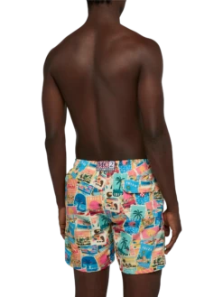 MC2 Saint Barth Mid-length Gustavia Swim-shorts With Ibiza Postcard Print | AI CO-CREATED DESIGN BY RICKDICK - POWERED BY RED-EYE 12 MC2 Saint Barth Mid-length Gustavia Swim-shorts With Ibiza Postcard Print | AI CO-CREATED DESIGN BY RICKDICK - POWERED BY RED-EYE -MC2 Saint Barth Store UID GUS000105536H MAN SWIMSHORT WHITE POSTCARDPLACES AIBYRICKDICK 3