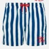MC2 Saint Barth Mid-length Gustavia Swim-shorts With Sapore Di Mare Embroidery | SAPORE DI MARE SPECIAL EDITION -MC2 Saint Barth Store UID GUS000105624H MAN SWIMSHORT BLUE STRIPES SAPOREDIMARE 5 d39caffc aabf 4a94 89e4 78dd124cdf52