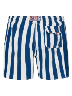 Alternative view of MC2 Saint Barth Mid-length Gustavia Swim-shorts With Sapore Di Mare Embroidery | SAPORE DI MARE SPECIAL EDITION