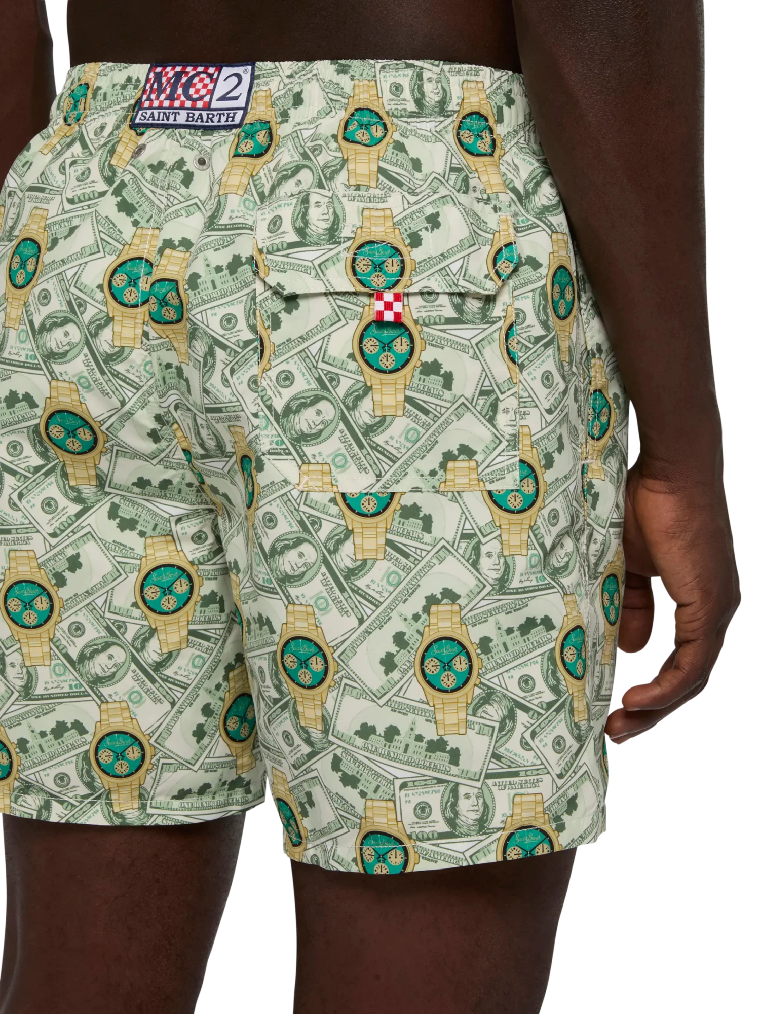 MC2 Saint Barth Mid-length Gustavia Swim-shorts With Watches Print 8 MC2 Saint Barth Mid-length Gustavia Swim-shorts With Watches Print - Image 6
