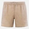 MC2 Saint Barth Man Mid-length Beige Linen Swim-shorts Gustavia