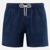 MC2 Saint Barth Mid-length Navy Blue Linen Swim-shorts Gustavia 2 MC2 Saint Barth Mid-length Navy Blue Linen Swim-shorts Gustavia -MC2 Saint Barth Store UID GUS000800151H navy blue linen swim shorts Gustavia 1