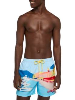 MC2 Saint Barth Mid-length Gustavia Swim-shorts With St. Tropez Postcard Placed Print 10 MC2 Saint Barth Mid-length Gustavia Swim-shorts With St. Tropez Postcard Placed Print -MC2 Saint Barth Store UID GUS000902664H MAN SWIMSHORT BLUE POSTCARDPLACES 0 20250507103510 1